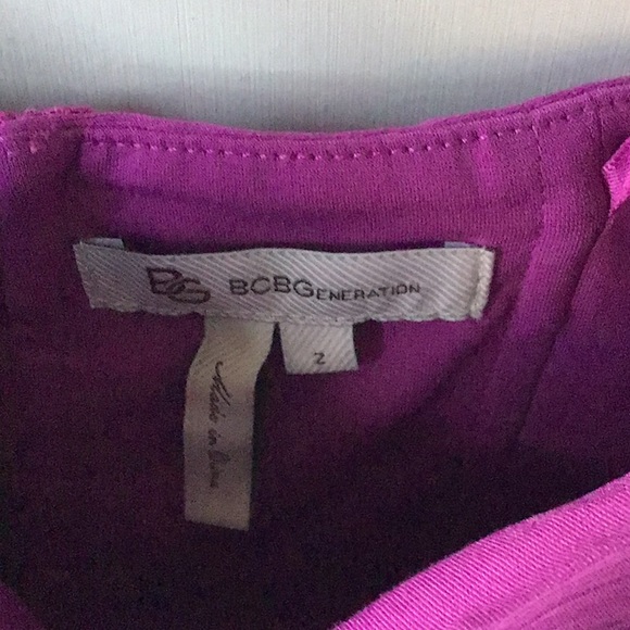 BCBG Generation purple strapless sexy dress size 2 - Picture 2 of 3